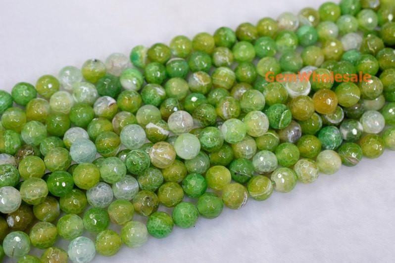 fire Agate - Round- beads supplier