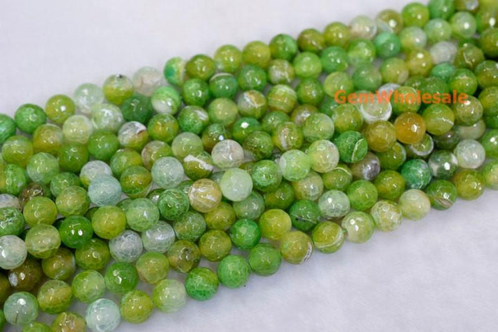 fire Agate - Round- beads supplier