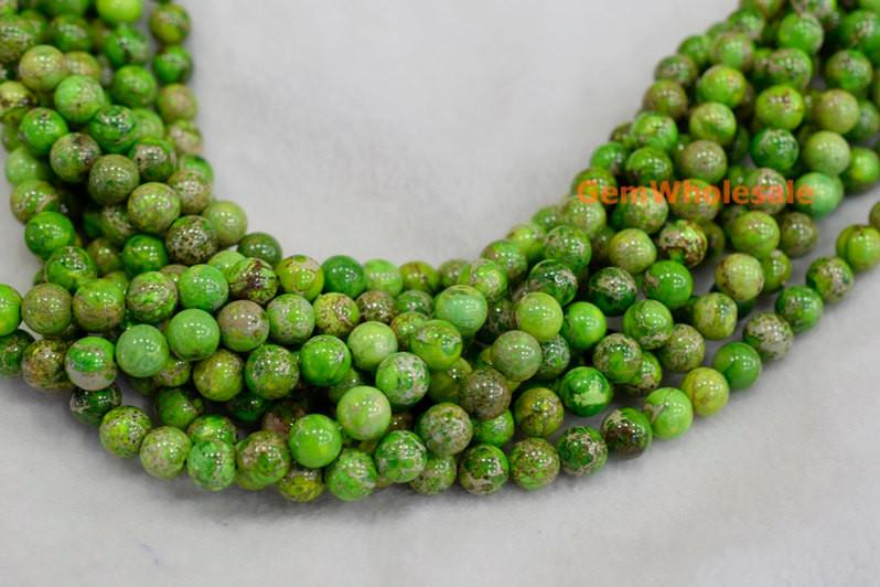 Sediment,impression jasper,emperor jasper - Round- beads supplier