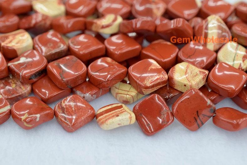 Red jasper - Diamond- beads supplier