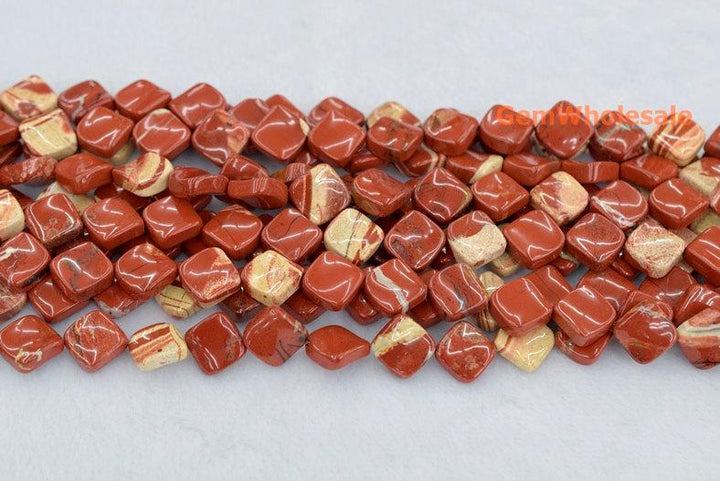 Red jasper - Diamond- beads supplier