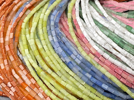 2x4mm Tiny tube beads