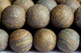 Matte finish beads for jewelry making