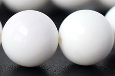 white color jewelry beads