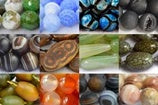 Agate beads for jewelry making