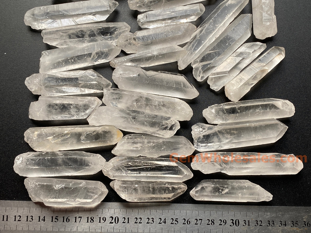 1PC 50~100mm large thick Natural rock crystal quartz Stick Wand Undrilled