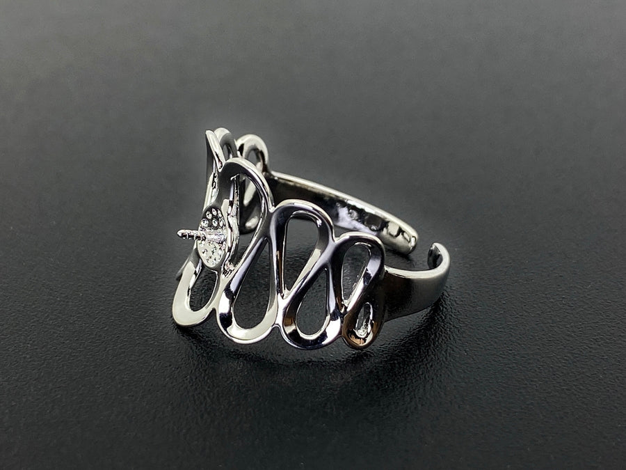 20mm white K Gold plated brass Ring support, finger ring supports