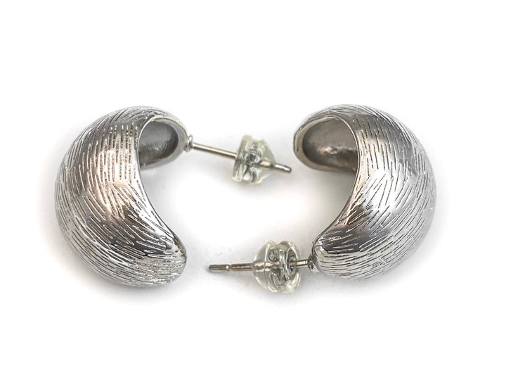 20x16mm Silver color brass earrings, fashion earrings for her, petal