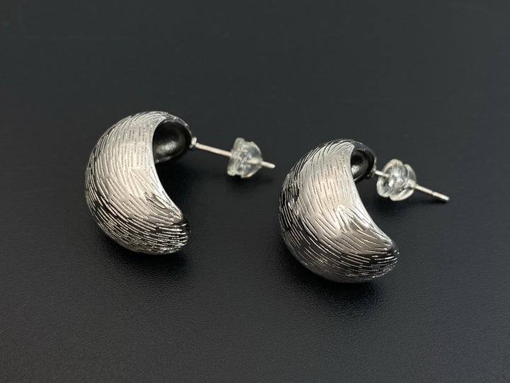 20x16mm Silver color brass earrings, fashion earrings for her, petal