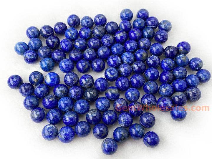 100PCS Natural lapis lazuli stone 10mm undrilled round beads B