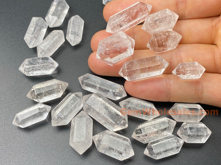 1PC 18~35mm Natural rock crystal quartz Stick Wand pendant Undrilled