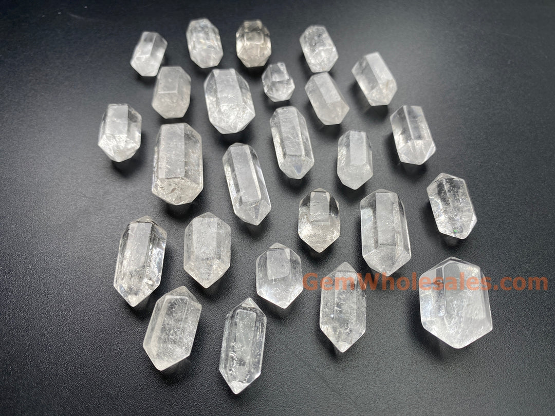 1PC 18~35mm Natural rock crystal quartz Stick Wand pendant Undrilled