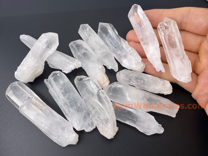 1PC 50~120mm large thick Natural rock crystal quartz Stick Wand Undrilled