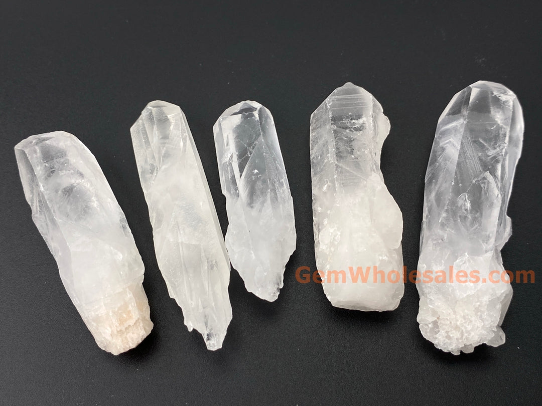 1PC 50~120mm large thick Natural rock crystal quartz Stick Wand Undrilled