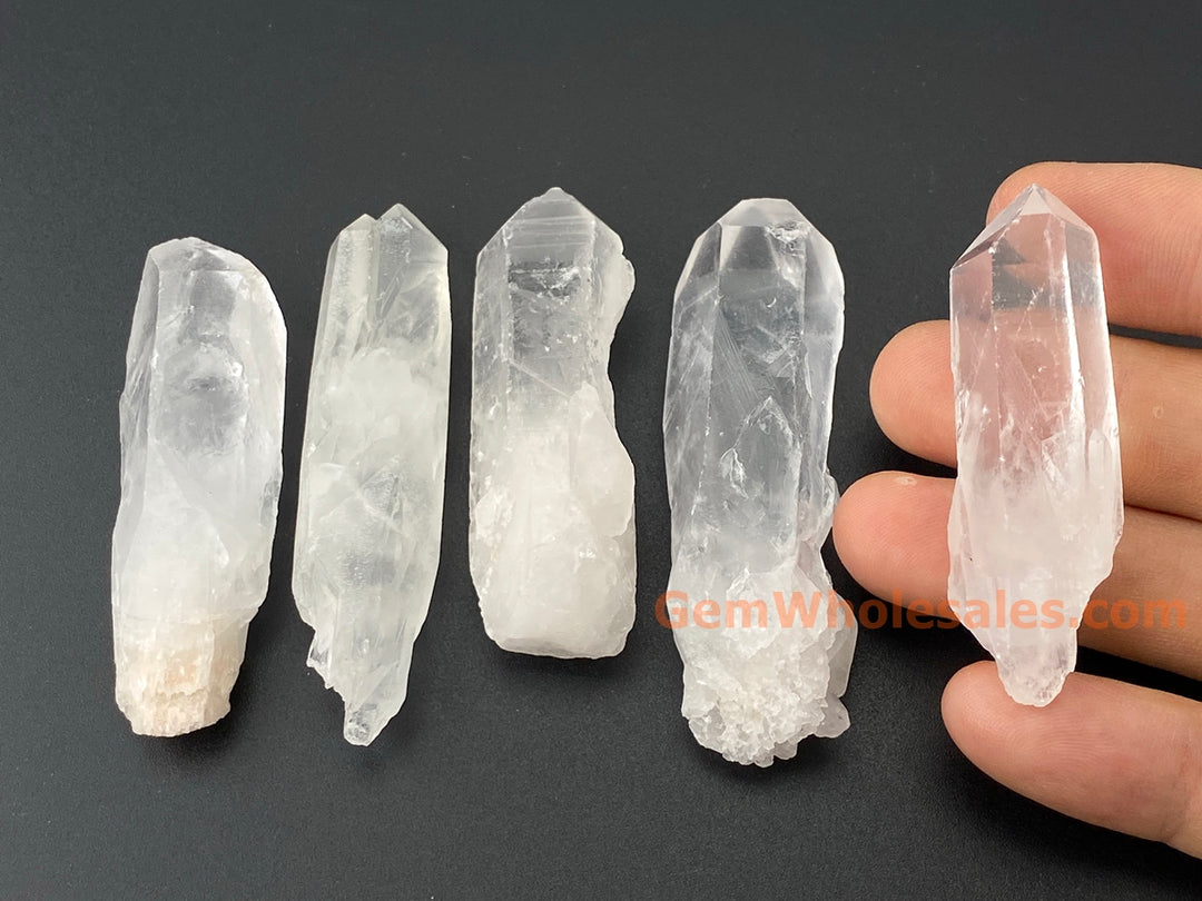 1PC 50~120mm large thick Natural rock crystal quartz Stick Wand Undrilled