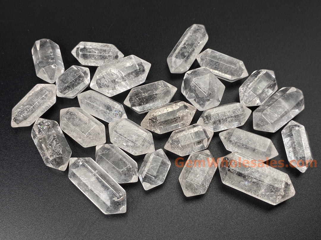 1PC 18~35mm Natural rock crystal quartz Stick Wand pendant Undrilled