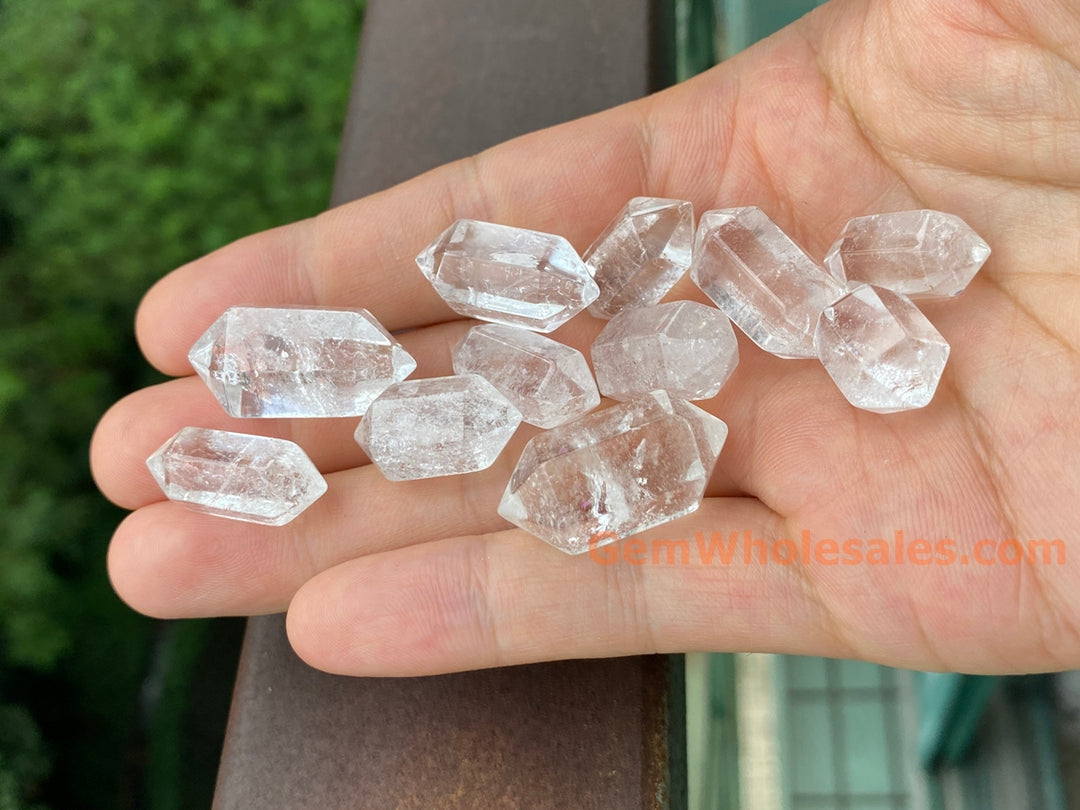 1PC 18~35mm Natural rock crystal quartz Stick Wand pendant Undrilled