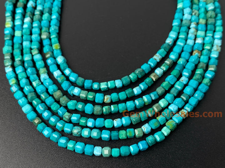 howlite cube beads