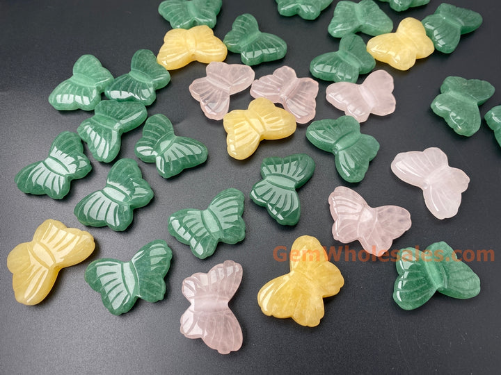28x38mm big natural yellow jade butterfly pendant handmade necklace