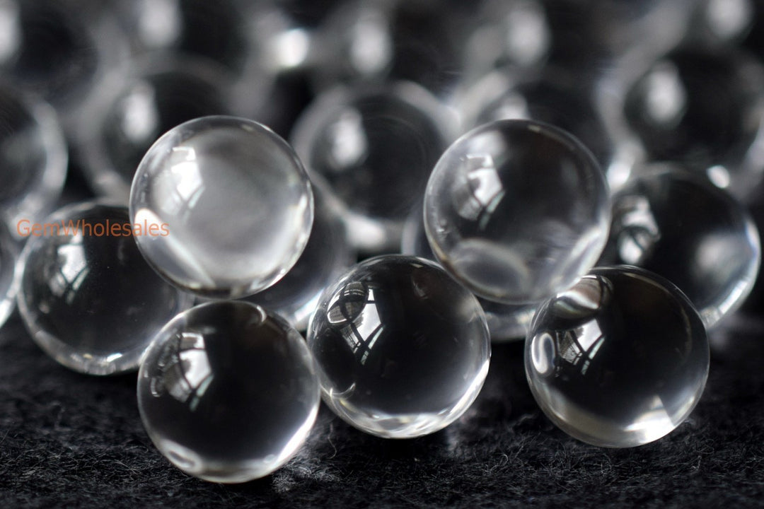 Clear quartz - Round- beads supplier