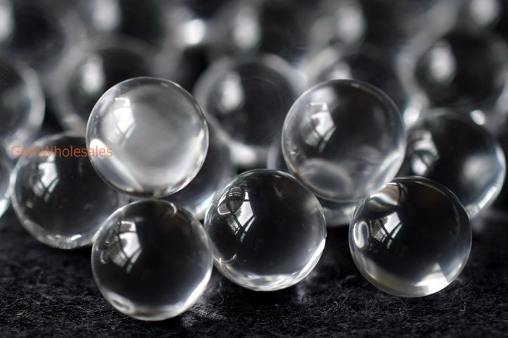 Clear quartz - Round- beads supplier