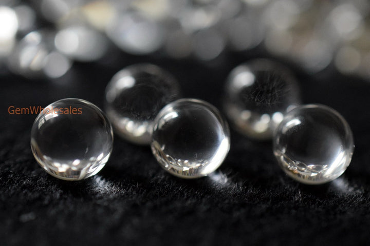 Clear quartz - Round- beads supplier