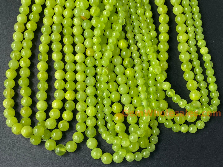 15" 8mm/10mm/12mm mix color green jade Round beads