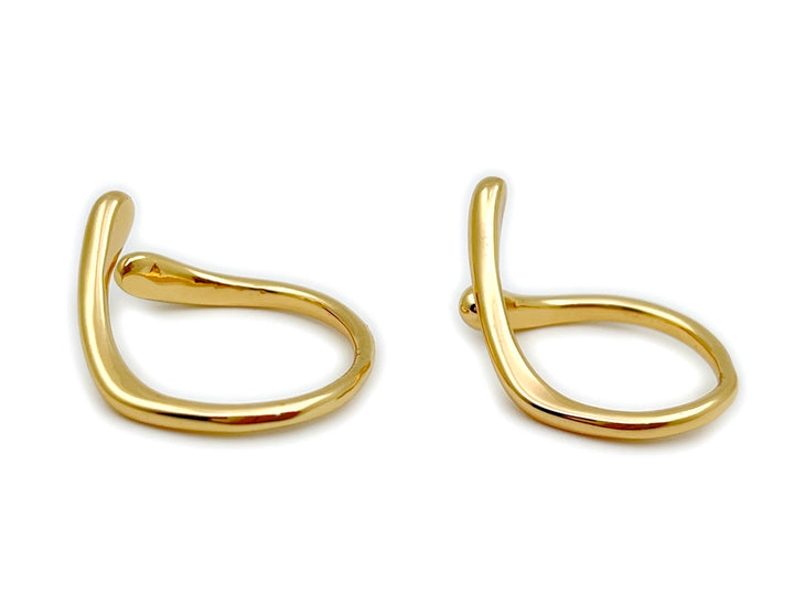 22mm Gold plated brass ring, fashion ring, simple free shape ring