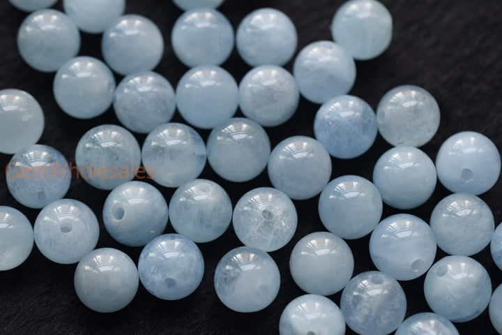 Aquamarine - Round- beads supplier