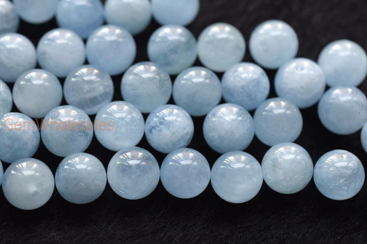 Aquamarine - Round- beads supplier
