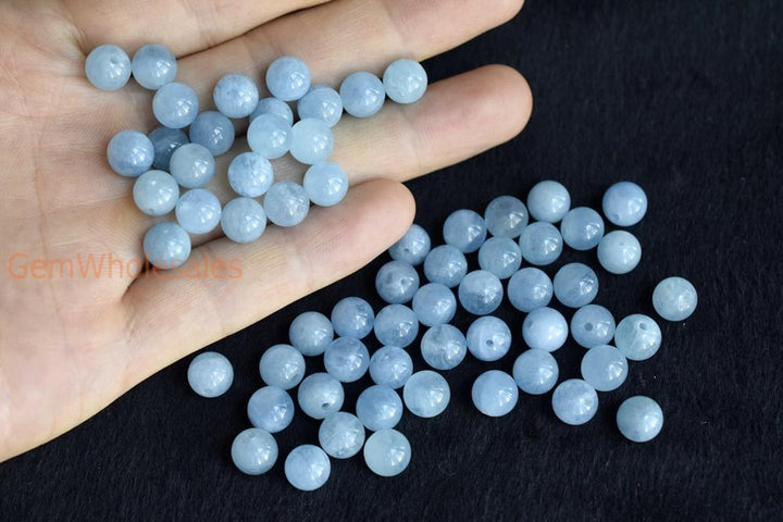 Aquamarine - Round- beads supplier