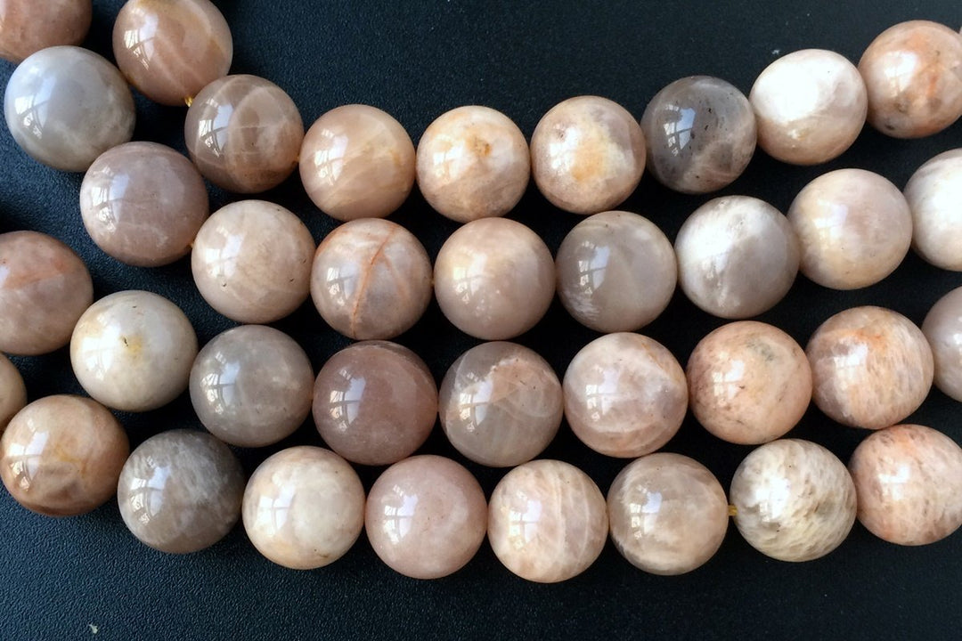 15.5" Natural Sunstone 14mm round jewelry beads supply