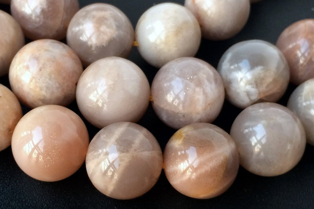 15.5" Natural Sunstone 14mm round jewelry beads supply