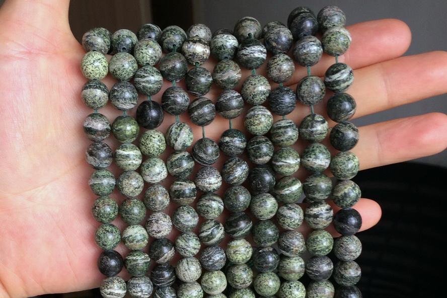 Zebra Jasper - Round- beads supplier
