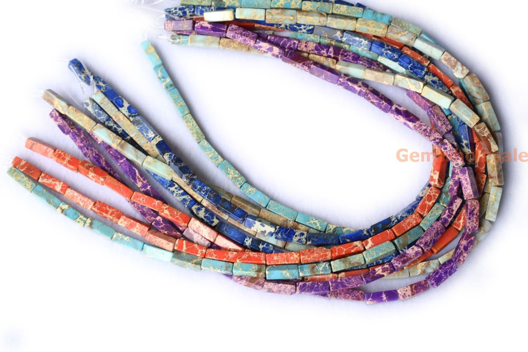 Sediment,impression jasper,emperor jasper,Aqua terra jasper - Tube- beads supplier