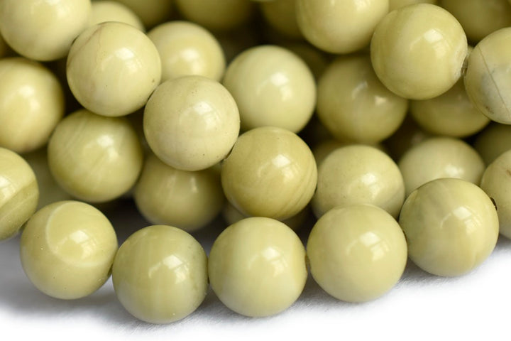 Butter Jade - Round- beads supplier