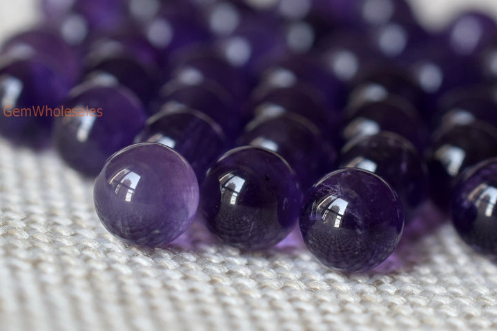Amethyst - Round- beads supplier
