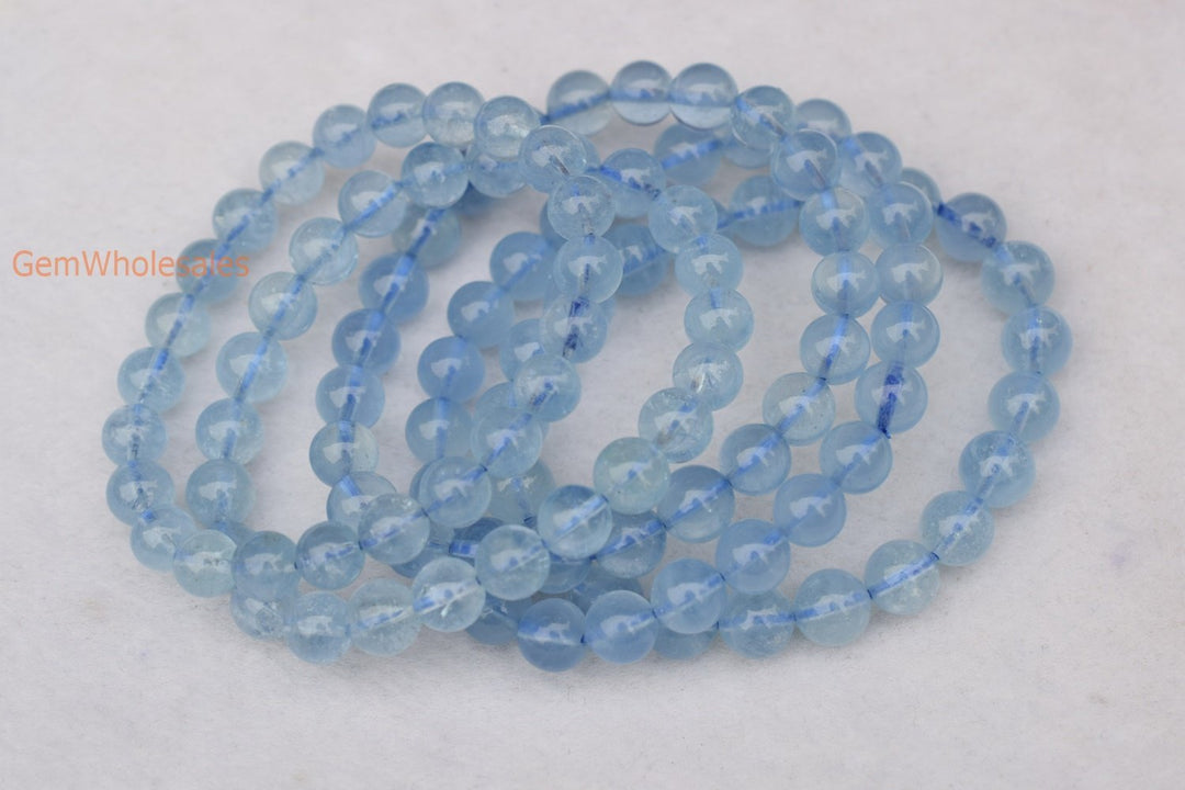Aquamarine - Round- beads supplier