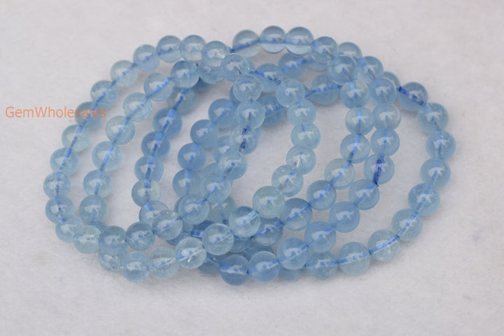 Aquamarine - Round- beads supplier