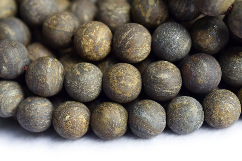 Bronzite - Round- beads supplier