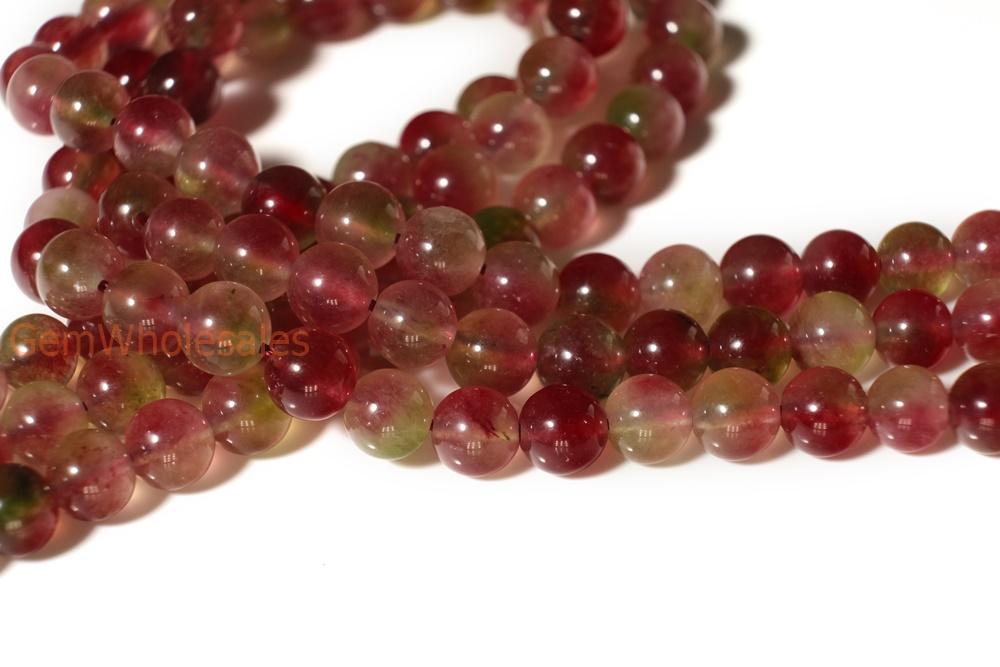 15" 6mm/8mm/10mm/12mm purple green Malaysian jade Round beads gemstone