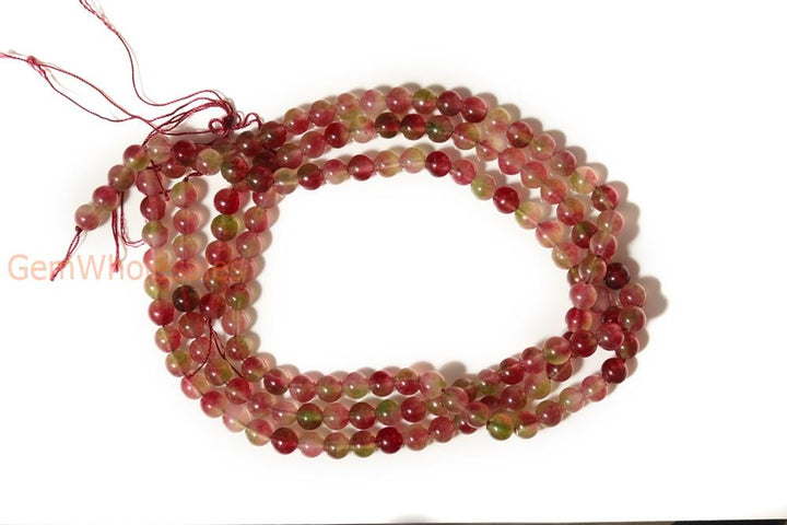 15" 6mm/8mm/10mm/12mm purple green Malaysian jade Round beads gemstone