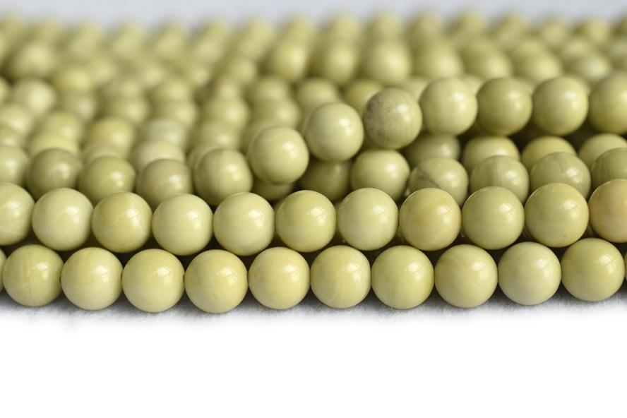 Butter Jade - Round- beads supplier