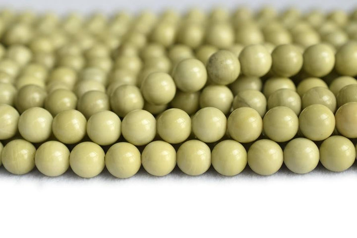 Butter Jade - Round- beads supplier