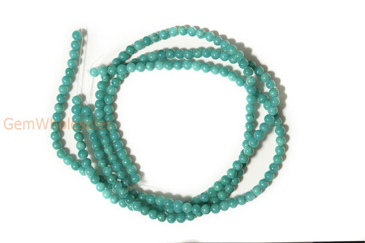 15.5" 6mm/8mm/10mm/12mm green dyed jade Round beads gemstone