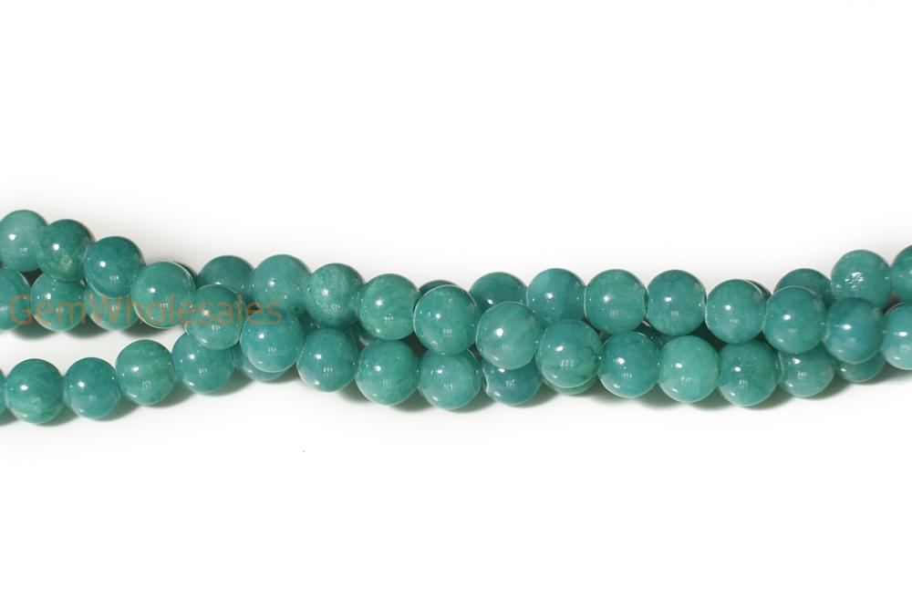 15.5" 6mm/8mm/10mm/12mm green dyed jade Round beads gemstone