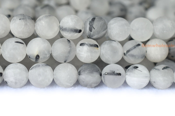Rutilated Quartz - Round- beads supplier