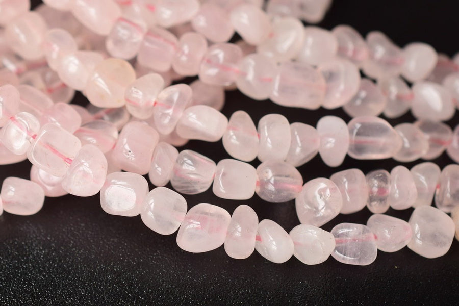 15.5" 3~5mm Natural rose quartz small pebbles/nugget beads,potato beads