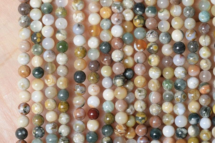 ocean jasper Agate - Round- beads supplier