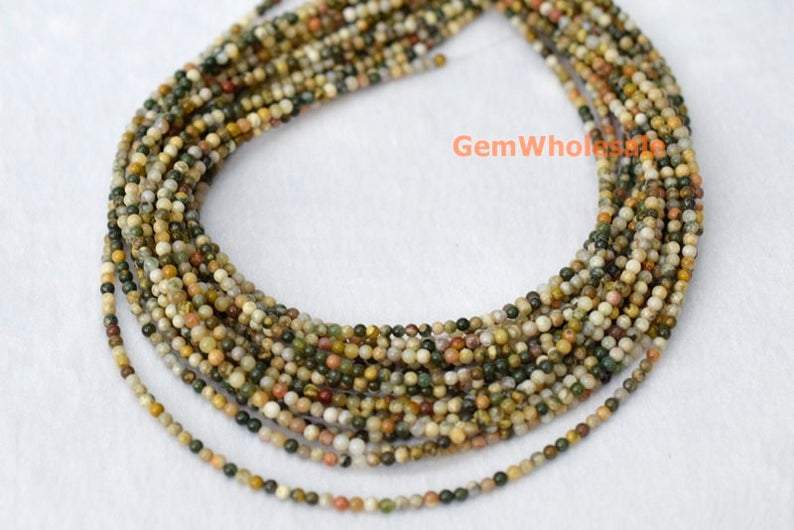 ocean jasper Agate - Round- beads supplier